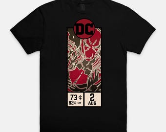 Red Hood Corner Box T-Shirt: Jason Todd DC Comics Fan Apparel