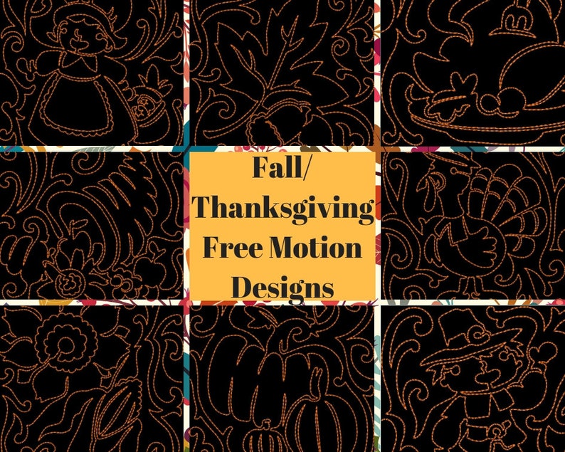 10 Free Motion Continuous Line Fall Thanksgiving Machine | Etsy