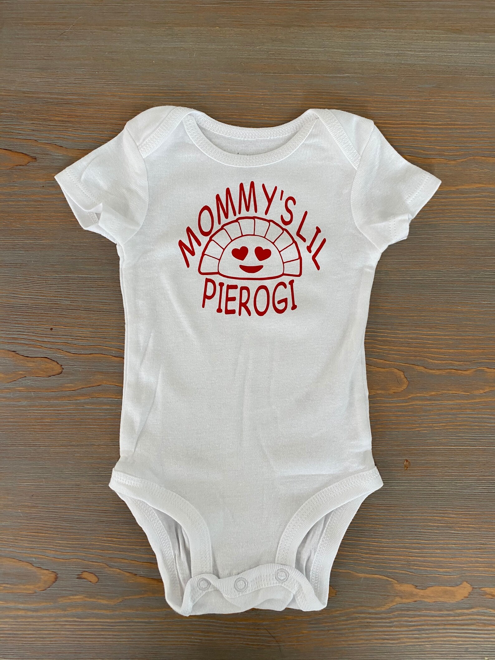 Mommy's Lil Pierogi Custom Baby Onesie Etsy