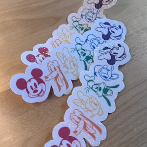 Disney Rainbow Character Sticker