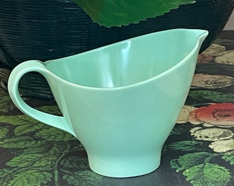 Fostoria Mint Green Melamine Creamer Vintage 1950s Tableware