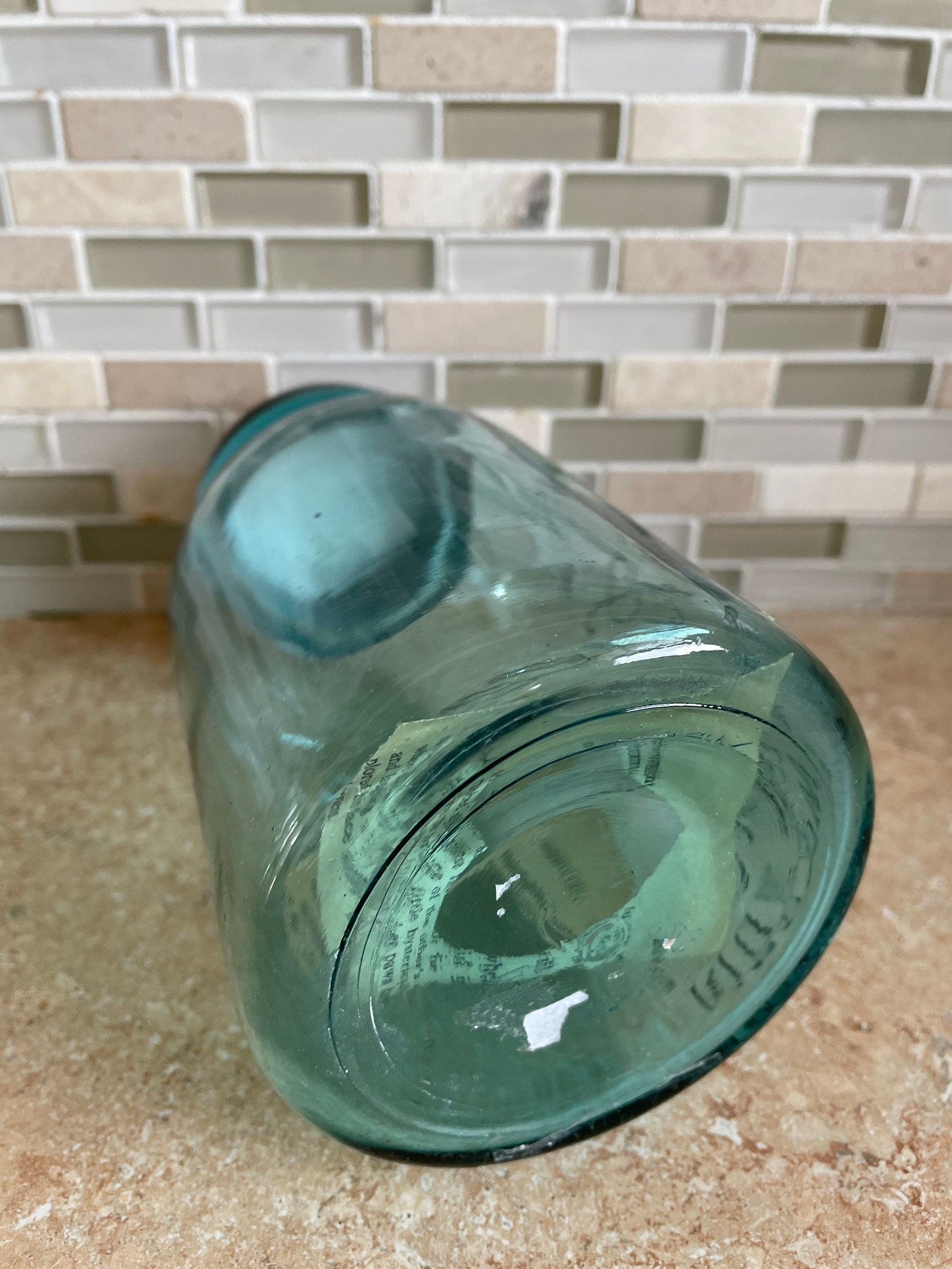 Vintage BALL Blue Glass Mason Jar Narrow Mouth Perfect Mason Etsy