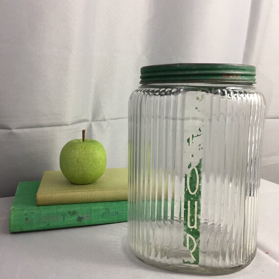 glass flour jar
