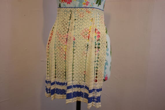 Vintage Kitchen Apron Crochet Pattern ~ 1940s
