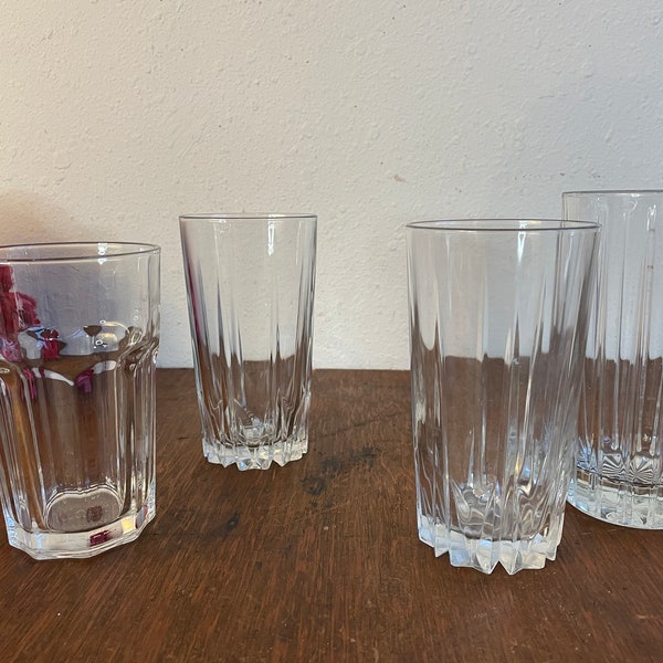 90’s Vintage Drinking Glasses Etsy