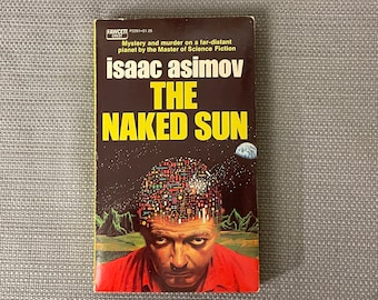 The Naked Sun Isaac Asimov Fawcett Crest 1972 Vintage Science Fiction Paperback