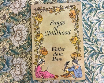 Songs of Childhood Walter de la Mare Poetry Dover Publications Vintage 1968 Paperback