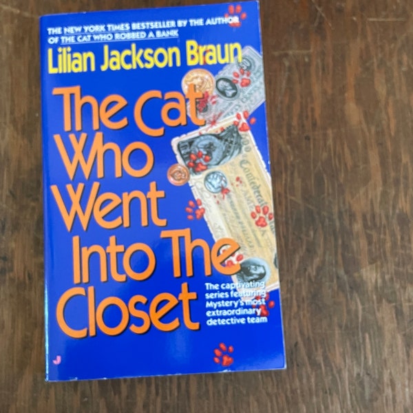 The Cat Who Went Into The Closet Lilian Jackson Braun Jove Publishers Vintage 1994 Paperback