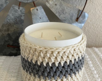 Farmhouse Candle Cozy For Three Wick Candle