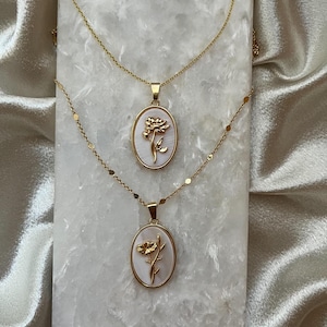 Birthflower Pendant (Maxi)