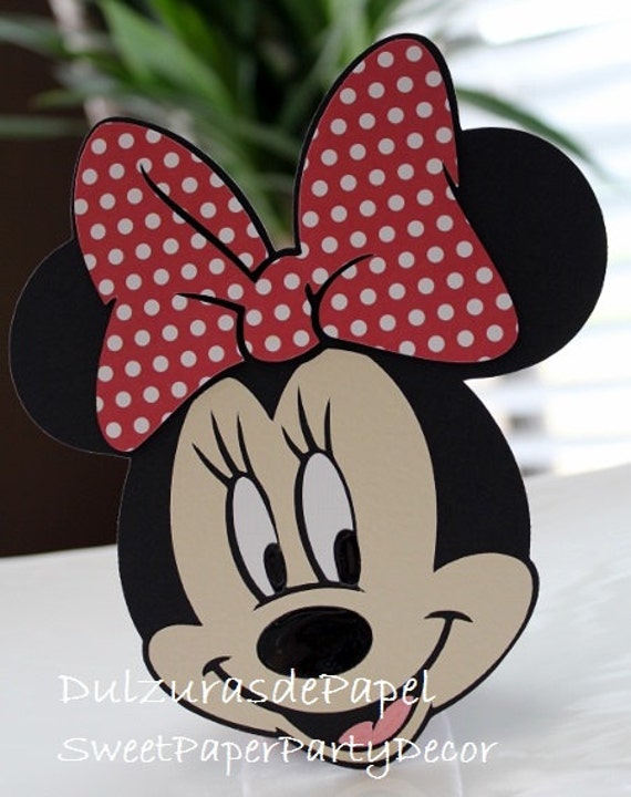 Invitaciones Hechas A Mano Minnie Mouse Para Cumpleanos Etsy