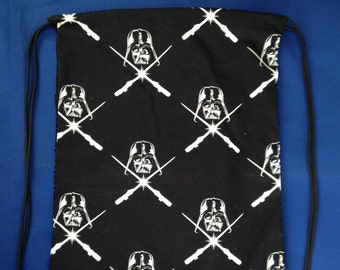 Glow in the Dark Darth Vader Drawstring Backpack, Star Wars Gift