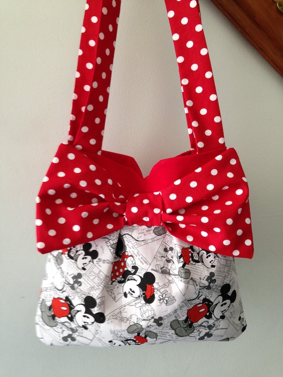 Disney Inspired Handmade Handbag, Mickey and Minnie Mouse Purse, Handmade  Purse, Women Accessories, Shoulder Bag, Disney Gifts 