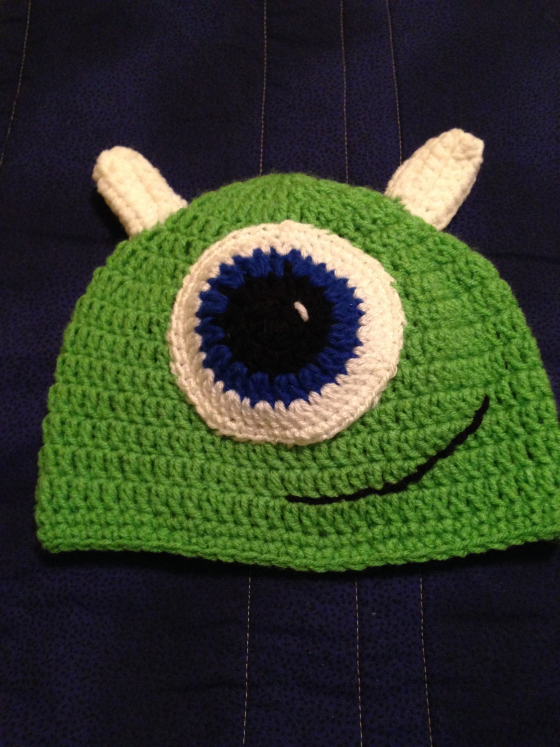 Crochet Monster Hat Monster Inc Inspired Hats Green Monster - Etsy