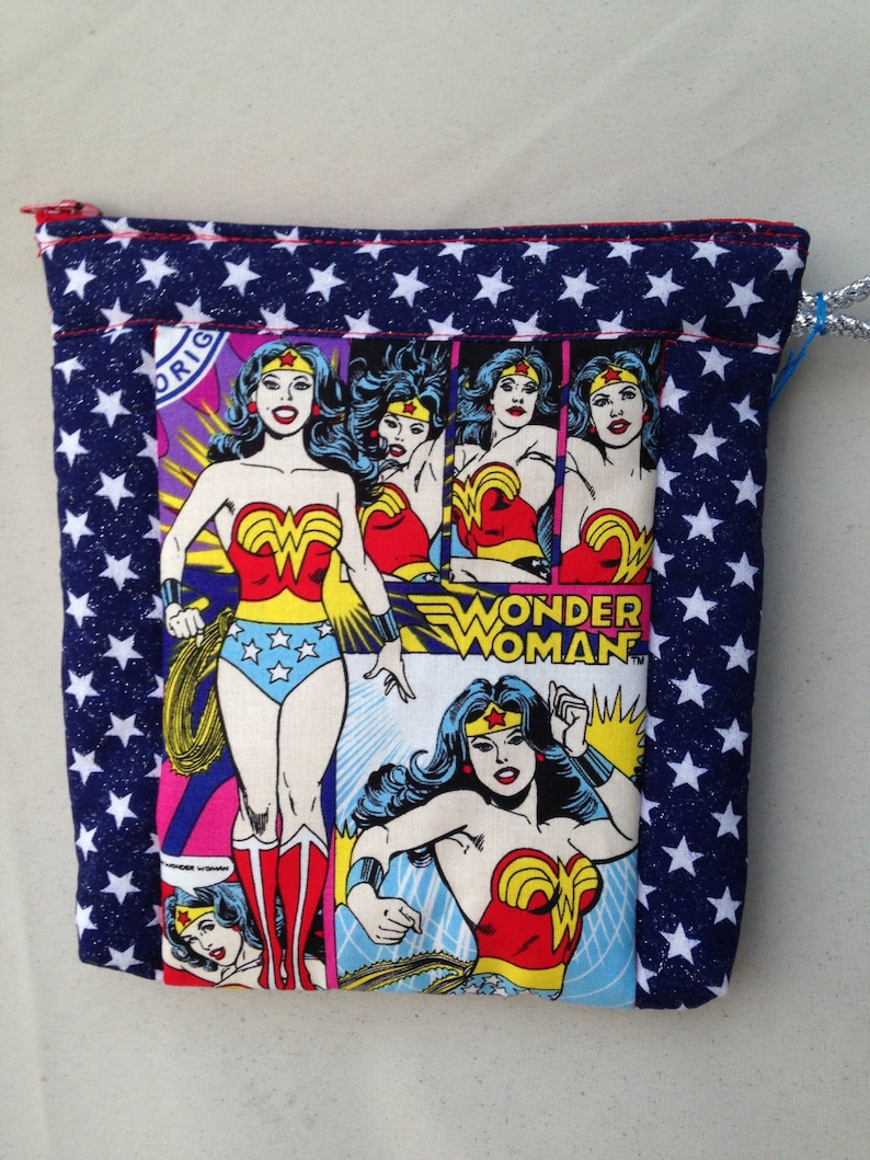 Wonder Women Bag, Wonder Women Pouch, Women Accessories, Makeup Bag
