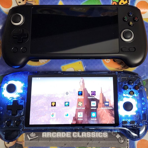 New custom Anbernic RG556 512GB, 1TB Android OS OLED portable handheld gaming console and Cases