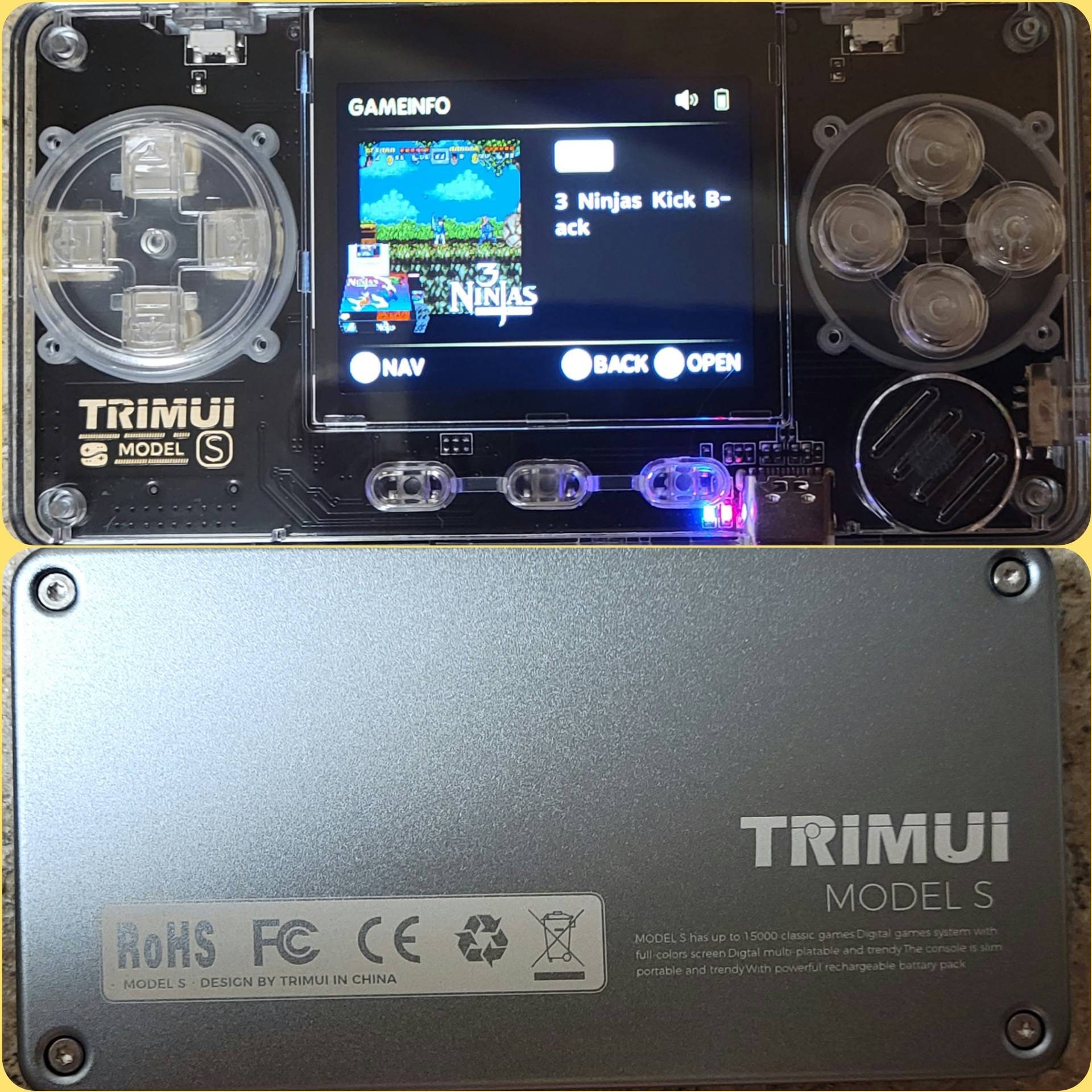 New Powkiddy A66 And Trimui Model S Retro Gaming Handhelds Etsy Uk