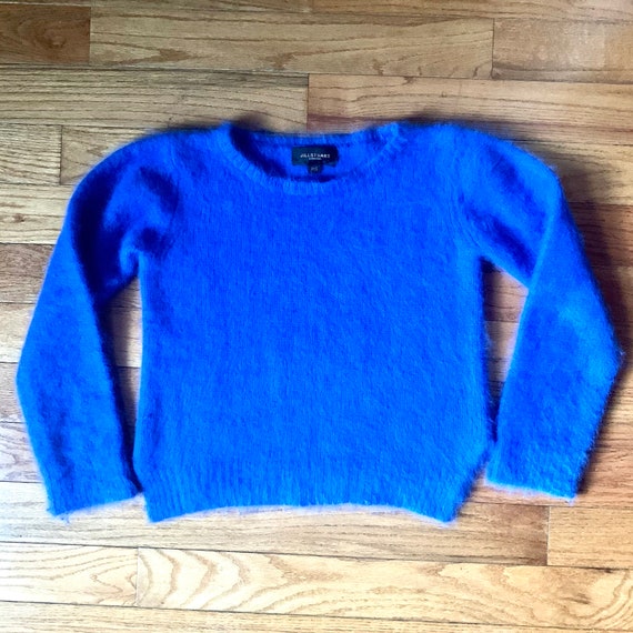 Electric Blue Angora Sweater