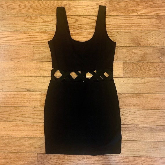 Black Cut Out Dress