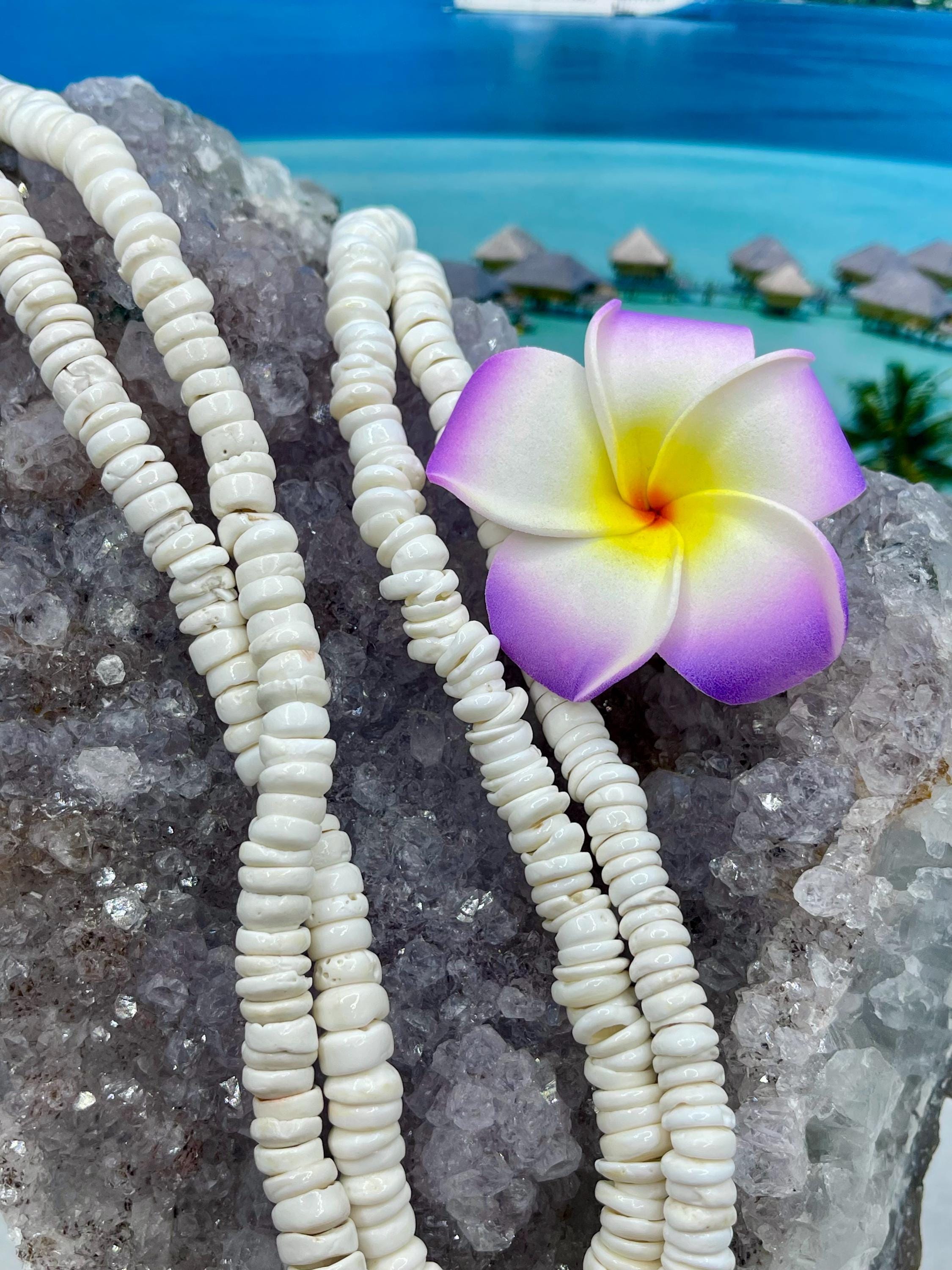 ウル URU 21SS PUKASHELL NECKLACE Hawaii Unisex Souvenir Surfer Jewelry White Puka Shell Necklace 18