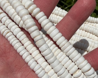 White Puka shell authentic Hawaiian style Puka Shell Necklace, Bracelet or anklet.