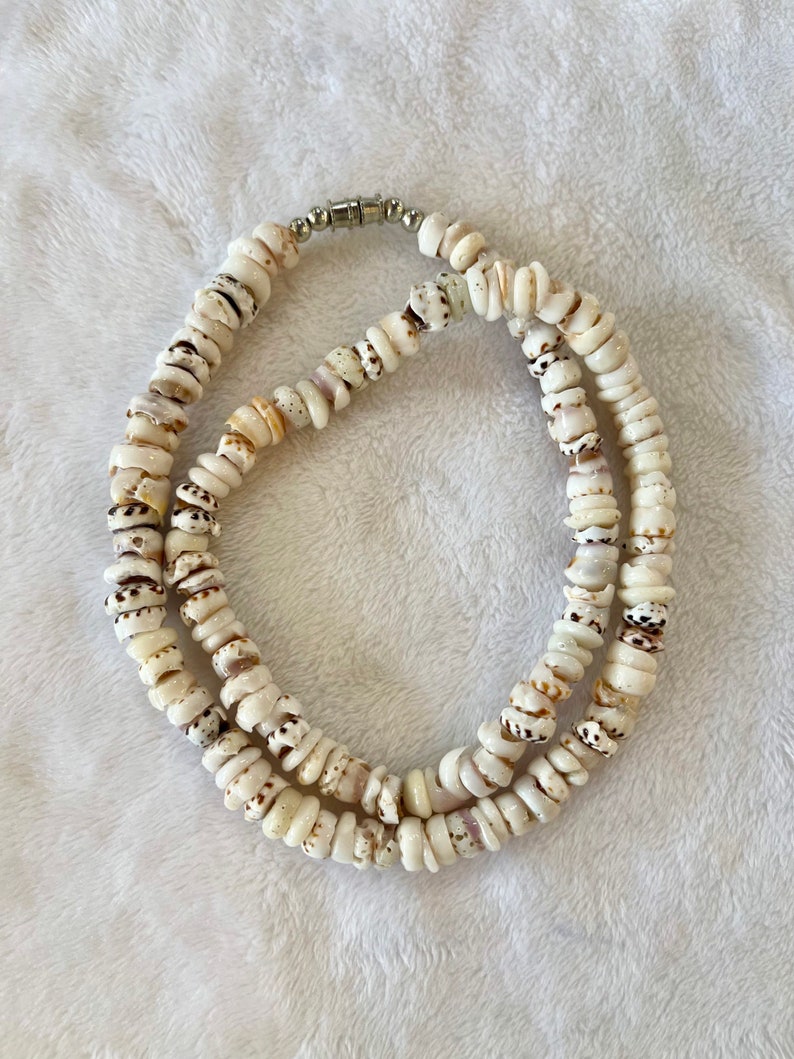 Hawaiian Authentic Puka Shell Necklace, Bracelet or anklet. image 3