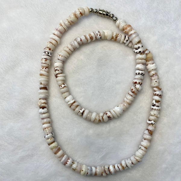 Hawaiian Authentic Puka Shell Necklace, Bracelet or anklet.