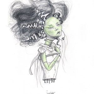 Frankenstein’s Bride Art Print
