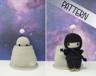 Moon Alien Ninja Doll crochet Pattern: Amigurumi DIY (Digital Download)