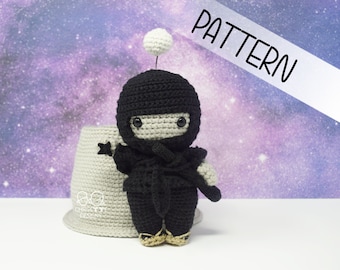 Ninja Outfit Crochet Pattern: Moonlo Alien Doll Add-on (Digital Download)