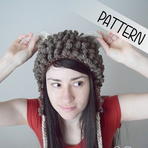 Crochet Bear and Lion hat pattern English, Halloween costume, adult, kids and baby sizes