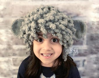 Koala kids hat, handmade crochet, Halloween costume, animal lover gift, one of a kind