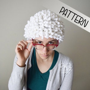 Crochet Grandma Hat Pattern: Halloween Costume, Adult, Kids, Baby Sizes (Digital Download)
