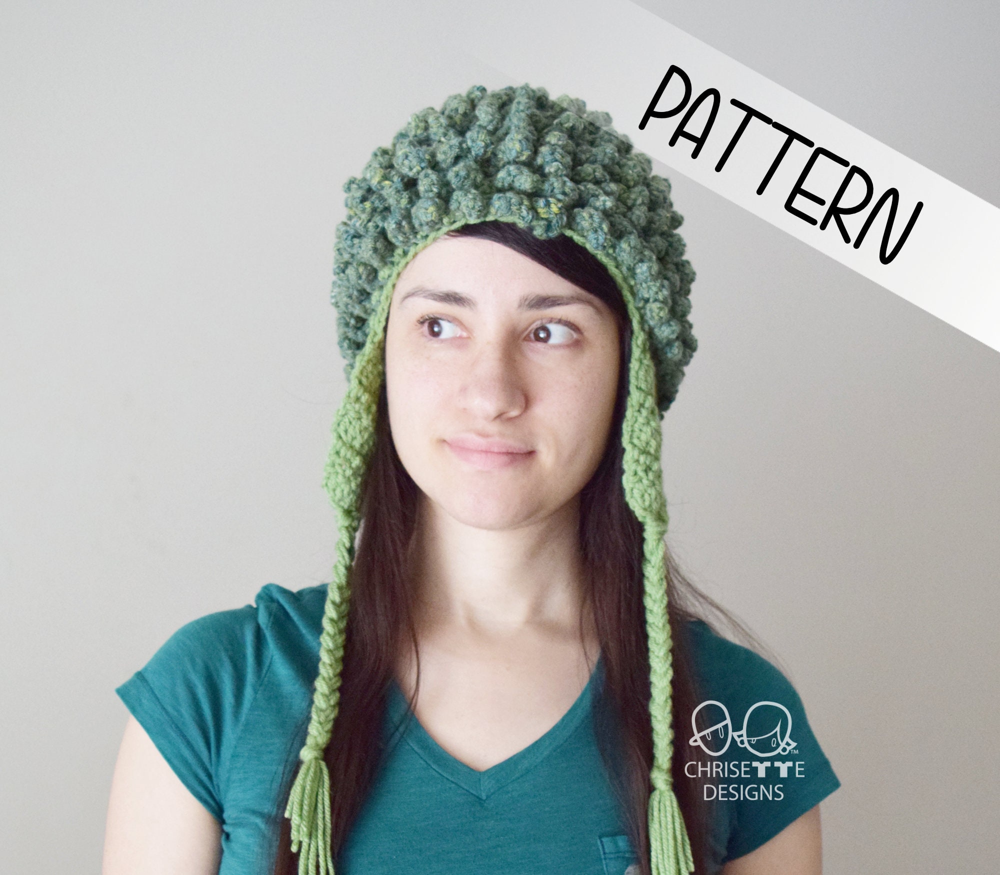 Crochet Broccoli Hat Halloween Costume 