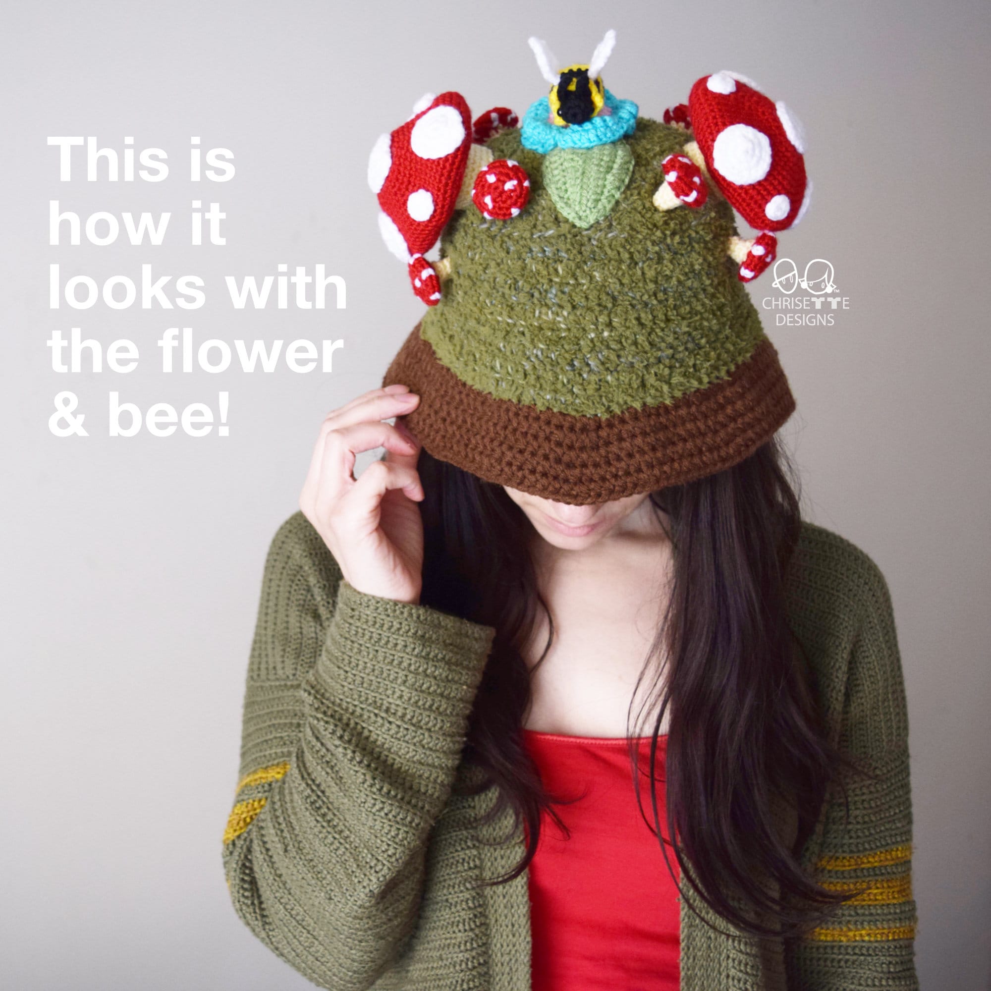 26 Mushroom Hat Crochet Patterns for Cottagecore, Fantasy, and Everyday Wear 24 Whimsical Mushroom crochet hat