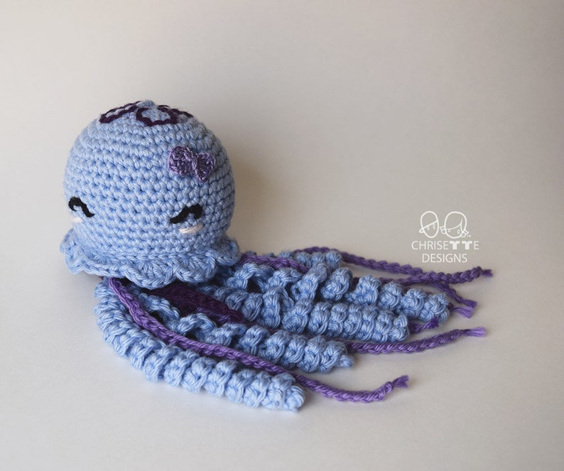 Crochet NICKY the NICU Jellyfish sensory doll, diy English PATTERN, amigurumi, preemie baby gift, crochet animal pattern image 3