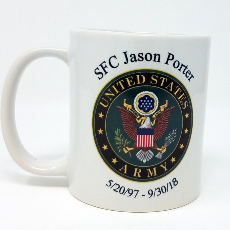 Veterans coffee mug Personalized military gift retirement Etsy