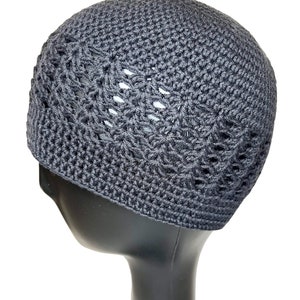 Black Taqiyah, Kufi Hat, Knit Kufi, Skull Cap, Kufi, Crochet Kufi,  Kufi, Beanie, Crocheted Beanie, Knit Beanie