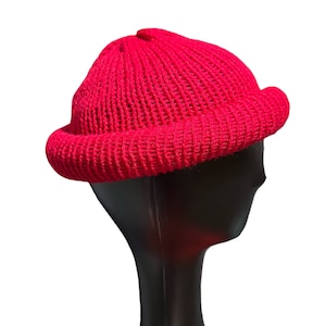 帽子 COOTIE Lowgauge Roll Up Beanie RED Red Roll up Knit Beanie Fisherman Hat - Etsy