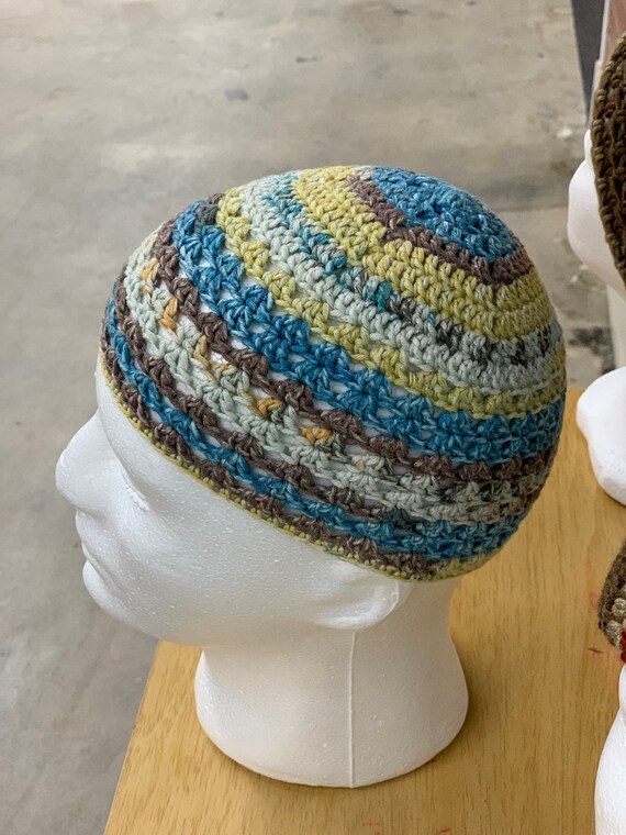 Men boys Islamic Gift Prayer Koofi kufi Cap white olive green gray 21/"