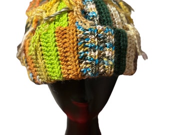 Scrap Yarn Beanie, Choose Main Color