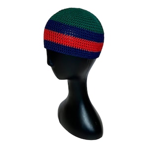 Taqiyah, Kufi Hat, Skull Cap, Kufi Cap, Crochet Kufi, Muslim Hat, Knit Beanie, Watch Cap,