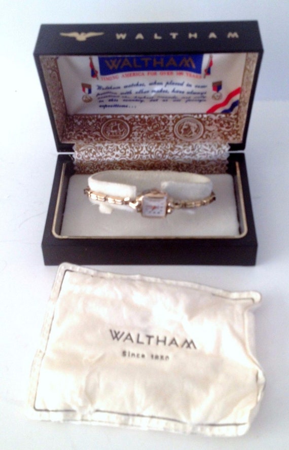 Vintage  WALTHAM Centennial 10K RGP Lady's Watch W