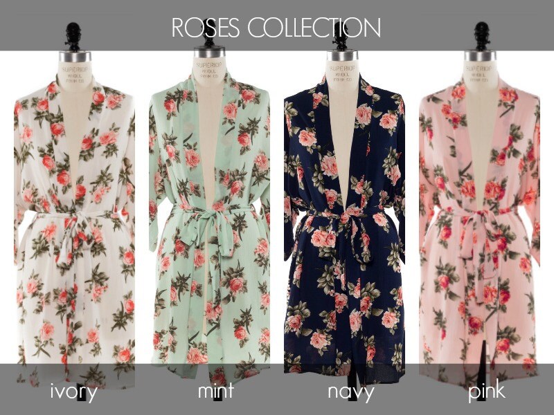 Floral Bridesmaids Wedding Robes Kids RobesBridal Etsy