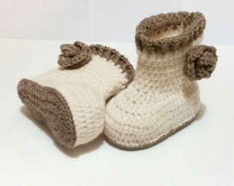 Baby Boots , Crochet Baby Booties , Crochet Baby Shoes