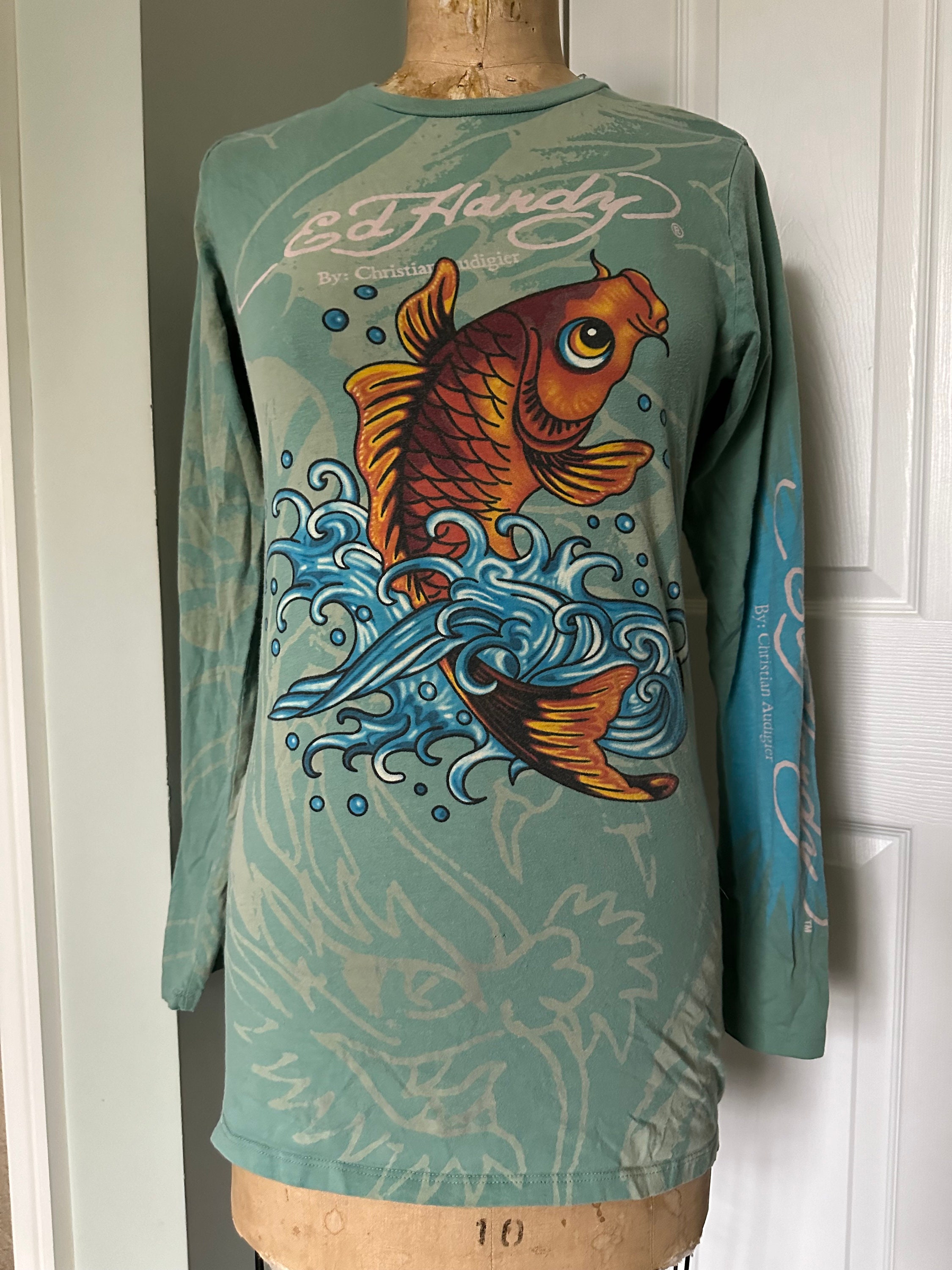 ed hardy fish shirt