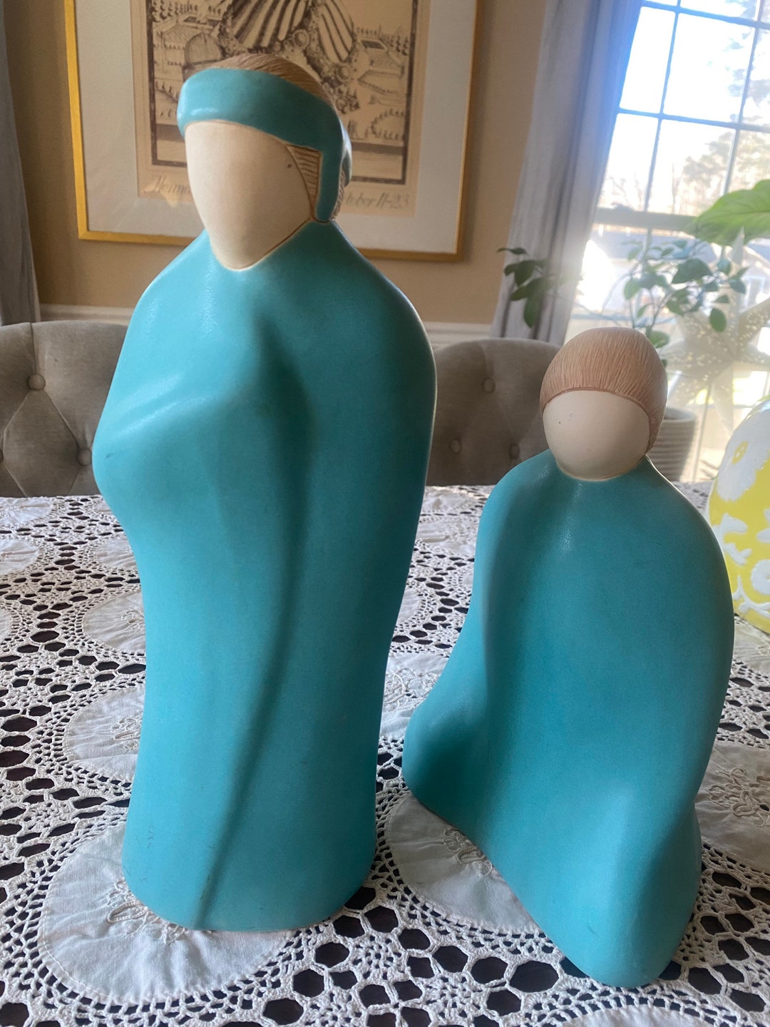 ナバホ族　Navajo pottery jack black 陶器　オブジェ Jack Black Navajo Pottery Signed Storyteller Mother with