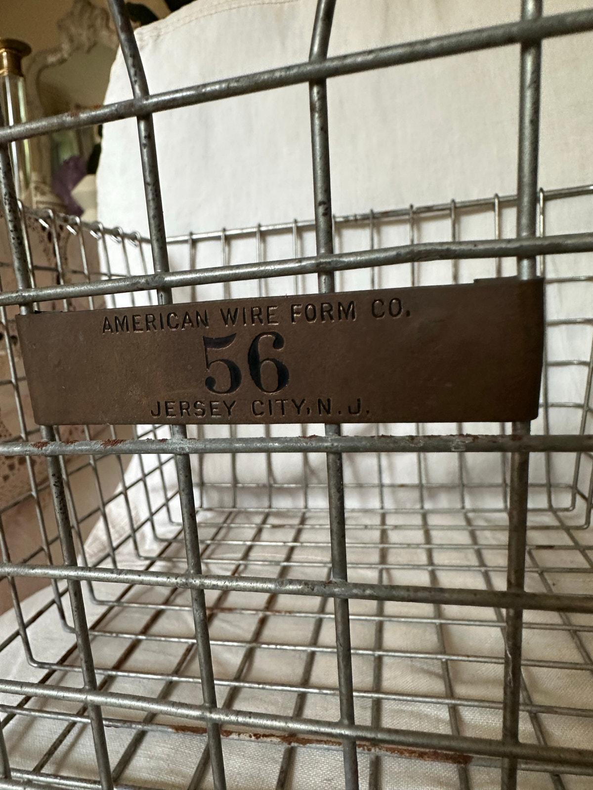 KASPAR WIRE WORKS ヴィンテージ メタルバスケット 3個セット KASPAR WIRE WORKS ヴィンテージ メタルバスケット 3個セット