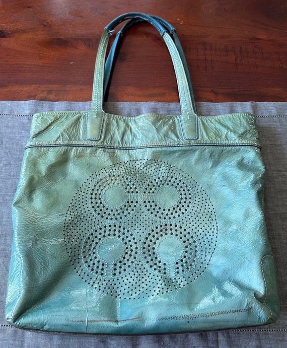 Coach seafoam purse hotsell