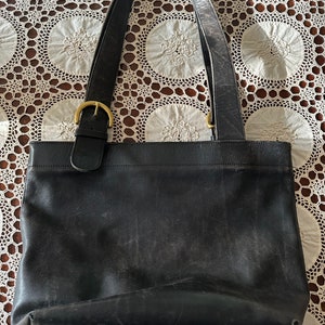 Vintage coach tote soho waverly Lafayette black purse bag shoulder bag double handles 1990
